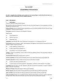 The law reform (miscellaneous provisions) act ; Government Proceedings Paclii