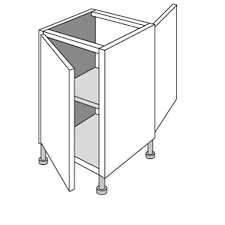 Meuble Bas L 60 Cm Double Face 1 Porte 1 Tablette Lapeyre Renovation Meuble Cuisine Meuble Bas Renovation Meuble