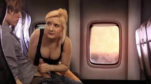 18y My First Airplane Handjob: Old & Young MILF Porn