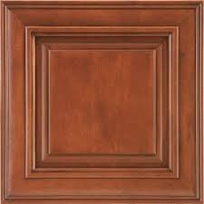American Woodmark 14 9 16x14 1 2 In Cabinet Door Sample In Savannah Maple Auburn Glaze 99763 At Home Improvement Projects Raised Panel Cabinets Staining Wood
