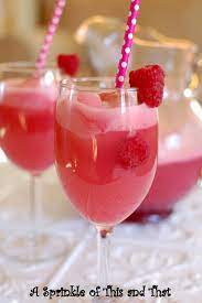 New Year S Eve Non Alcoholic Raspberry Party Punch Party Punch Recipes Punch Recipes Baby Shower Drinks