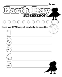 Kindergarten History Worksheets Earth Day Superhero Help Save The Earth In 2020 Earth Day Worksheets Earth Day Activities Earth Day