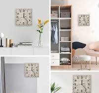 Amazon.com: Wall ClockFarm Retro Textile Plaid Texture ...