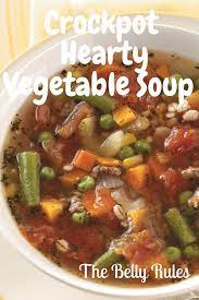 Crock Pot Vegetable Soup Recipe Vegetable Soup Crock Pot Crock Pot Vegetables Vegetable Soup