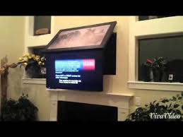 60 day warranty**actual pictures**super fast ship! Hidden Drop Down Hidden Tv Mounted About Fireplace Youtube