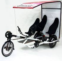 Trimobil E Shuttle Trike With Advertising Roof Front Jpg Liegerad Dreirad Rad