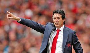 Arsenal supporters protest against unai emery during the europa league match against eintracht frankfurt on 28 november, the day before emery's dismissal. Arsenal Boss Unai Emery This Is Why Gunners Lost To Manchester City Football Sport Express Co Uk