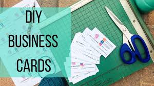 By using a word template; How To Make Business Cards At Home On A Budget Coz E Creations