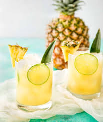 Mix the irish cream liqueur, rum, pineapple juice, and cream of coconut together in a large pitcher. Pineapple Coconut Rum Punch The Chunky Chef