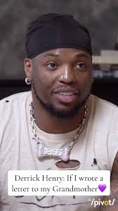 Derrick Henry: a letter to his Grandmother #nfl #family #thankyou #ba...