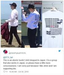Netizen Buzz Billboard Reports On Bts T Shirt Controversy With Japan