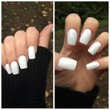 Plain White Square Acrylic Nails Simple Clean And Pretty White Acrylic Nails Square Acrylic Nails Nails