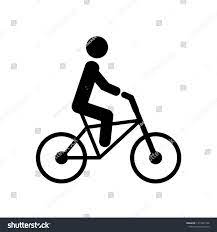 Bicycle Icon Vector Sport Bike And Rider Icon Bicycle With Man Illustration Isolated On White Background Ad Aff Sport Bike Rider Sport Bikes Bike Rider