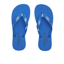 Calvin klein mackee nappa mens designer slides sandals flip flops white. Calvin Klein Flip Flops Mens Footwear Snorkel Blue All Sizes Ebay