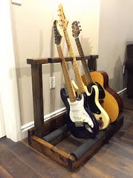 Wooden Guitar Rack Guitar Case Instrument Holder Home Etsy Guitar Rack Guitar Case Guitar Storage
