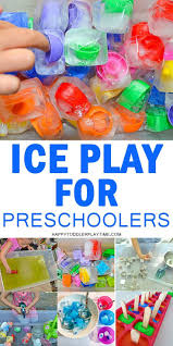 Free play is a time for toddlers to be creative and participate in the activities that interest them. 40 Creative Ice Activities Happy Toddler Playtime Science Activities For Toddlers Kids Preschool Learning Toddler Activities