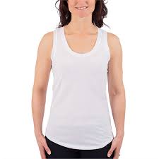 Femdouce workout tank tops for women athletic yoga top racerback running tank gym exercise sleeveless activewear 4 pack. White District Perfect Tri Ladies Racerback Tank Blank