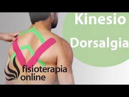 Kinesiotaping Para Las Dorsalgias O Dolor De Espalda Dorsal Dolor De Espalda Dolor Espalda Media Vendaje Neuromuscular