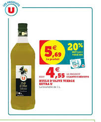 Offre Huile D Olive Vierge Extra U Chez Super U