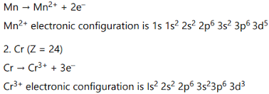 4s orbital right we had. Give The Electronic Configuration Of Mn 2 And Cr 3 Sarthaks Econnect Largest Online Education Community
