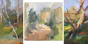 Landscape Painting Spring Art Retreat at Wombat Park