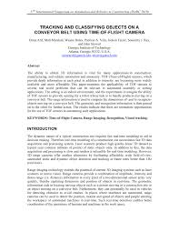 Omar arif is a fight uk mma fighter from ,. Pdf Tracking And Classifying Objects On A Conveyor Belt Using Time Of Flight Camera