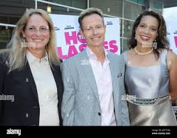 Marla, from left, Brad Henning, and Nina Henderson Moore arrives at the LA  premiere of "The Hot Flashes" at the ArcLight Hollywood