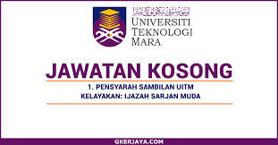 Utama » jawatan kosong » permohonan jawatan kosong pdrm seluruh negara april 2018. Kerja Kosong Pensyarah Sambilan Uitm