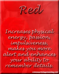 Affects Psychology Of Red Color Psychology Color Meaning Personality Color Meanings
