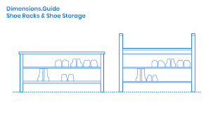 Shoe Rack Shoe Storage Dimensions Drawings Dimensions