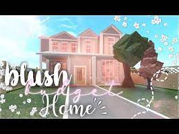 Blush Family Budget Home 25k Roblox Bloxburg Floria Youtube Family House Plans Mansion Exterior Cottage Kitchen Design