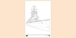 Coloring is essential to the overall development of a child. Battleship Colouring Page Primary Resources Twinkl