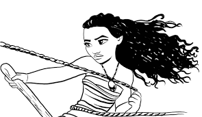 Moana in far away from the figure of a blond princess who lives in a magnificent palace wearing a dress that sweeps. Moana Vaiana Disney Activity Coloring Pages School And Kids