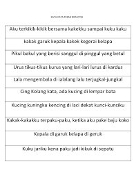Seuntai sajak kehidupan ternak ayamku a. Contoh Pesan Berantai Dunia Belajar