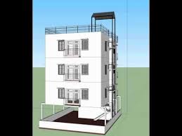Small 3 Storey House With Roofdeck Youtube Building Design House Design 3 Storey House