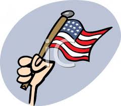 Royalty Free Clip Art Image 4th Of July Cartoon Of A Hand Holding The American Flag This is a sample cartoon. 4th of july cartoon of a hand holding
