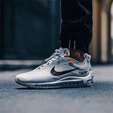 Off White X Nike Air Max 97 Nike Air Max Sneakers Men Fashion Nike Air Max 97
