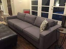 Mitchell gold + bob williams modern living room tables create an inviting & stylish living area. Mitchell Gold Bob Williams High End Grey Designer Couch Ebay