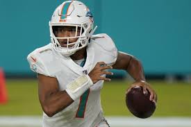 He also includes some rushing stats for the crimson tide product: Dolphins Tua Tagovailoa Returns To Empty Stadium To Soak In Nfl Debut Vs Jets Bleacher Report Latest News Videos And Highlights
