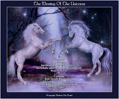 The Meeting Of The Unicorns By Pieces Of My Heart Deviantart Com On Deviantart Unicorn Unicorn Art Visual Poetry
