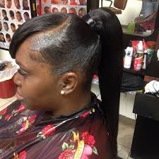 Get inspired by these ponytail hairstyles that come in all heights, styles, and for all hair lengths and types and make the most of your pony! African American Ponytail Hairstyles African American Hairstyles Trend For Black Women And Men