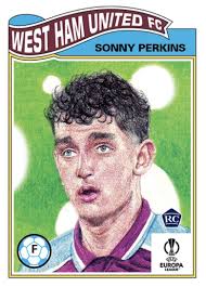 Sonny Perkins RC 2022 Topps Living UEFA Champions League UCL #453 SP Print  : 737
