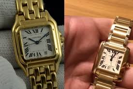 Automatic two tone stainless steel and 18k rose gold bracelet watch with silvered flinque dial fixed with 11 diamond hour markers and blue hands. Cartier Tank Francaise Vs Panthere Watch Comparison The Luxury Hut