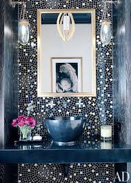 Painting ceramic tiles allows you to add small designs or change their look entirely, depending on your intended use of the tile. Creative Bathroom Tile Inspiration For Your Next Remodel Architectural Digest