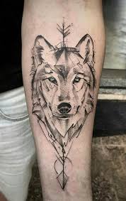 Wolf Tattoos Several Beautiful Images For Inspiration Actualtattoos Geometric Wolf Tattoo Wolf Tattoo Sleeve Skull Hand Tattoo