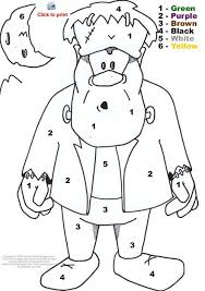 Frankenstein Color By Number Halloween Color By Number Activity Coloring Pages Halloween Worksheets Halloween Coloring Halloween Coloring Pages Aimed at young children who are just starting to learn to count as well as learning their.