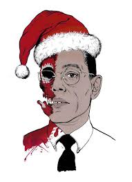 Happy Holidays from yours truly, #GusFring! 😉 #FanArtFriday #FringFriday  🖌: Louise Zergaeng Pomeroy