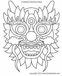 dragon mask chinese crafts new year for kids coloriage lego obi wan kenobi