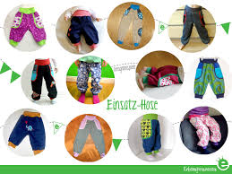 Schnitt kinderhose mit seitlichen taschen kostenlos zum ausdrucken : Einsatz Hose Gr 68 134 Erbsenprinzessin Shop