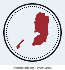 The young boys holding the flag of palestine threw rocks at the young men who trained guns on them. Palestinian Territories Icon